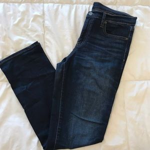 Women’s denim- gap low rise straight leg - size 1